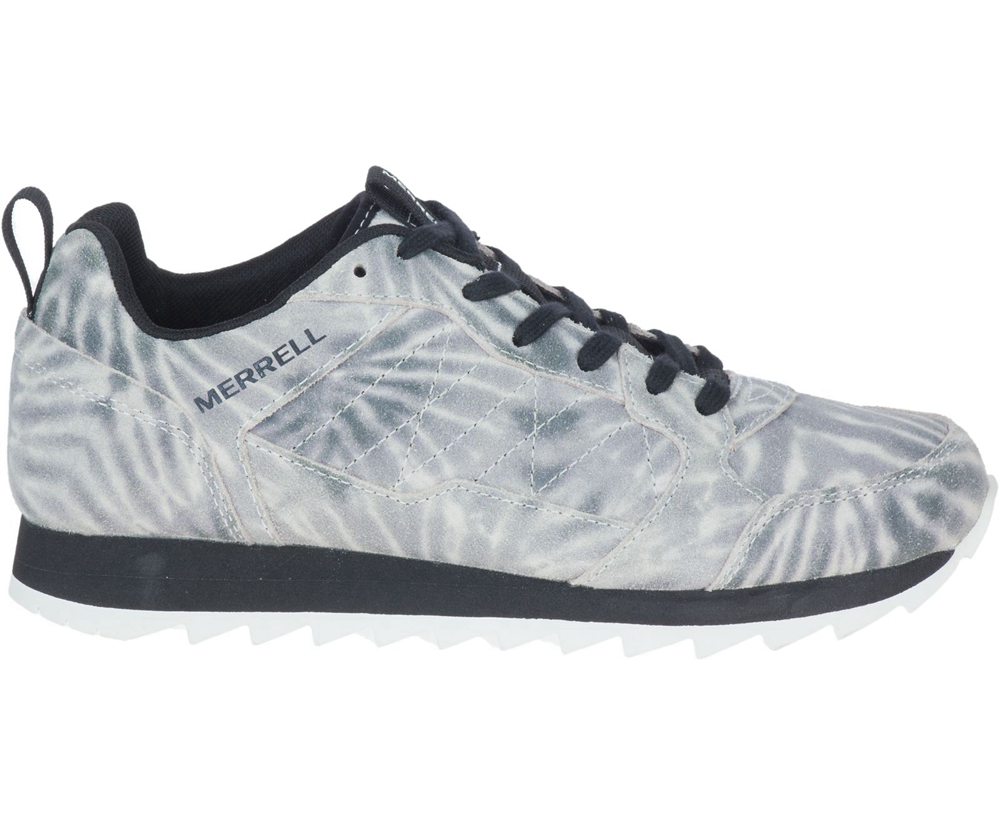 Buty Sportowe Merrell Damskie Białe/Czarne - Alpine Tie Dye Suede - 562871-BCX